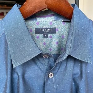 Ted Baker Button-Up Shirt | Blue & Green